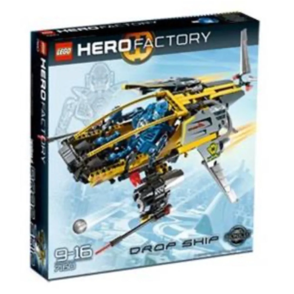 Lego hero factory drop ship set 7160 394pieces new in sealed box
